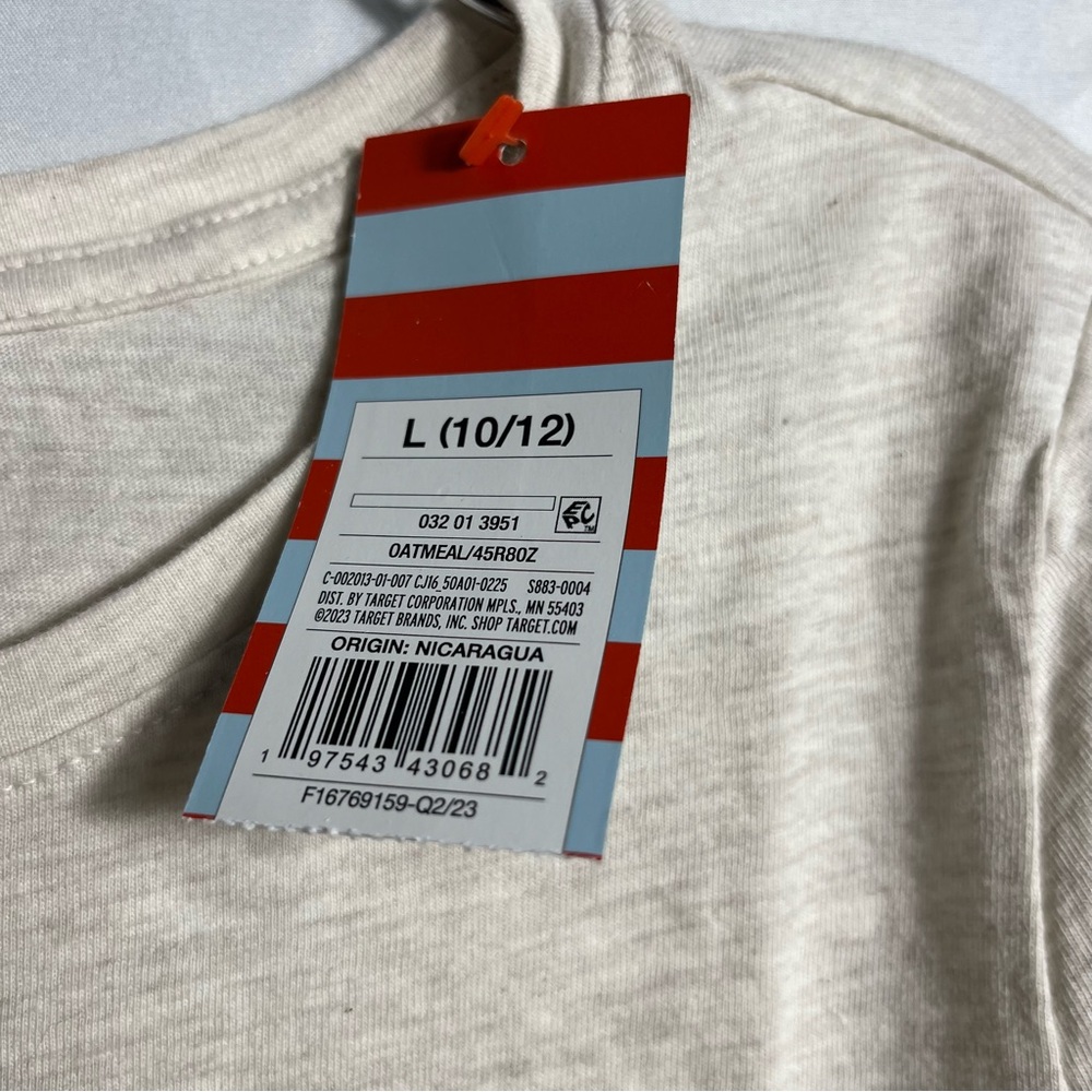 Girls' Long Sleeve 'Deer' Graphic T-Shirt - Cat & Jack NWT Sz L - Picture 4 of 8